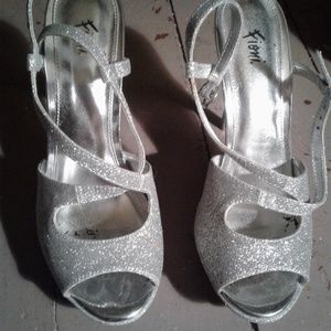 Silver heels